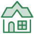 Icon illustration of a house